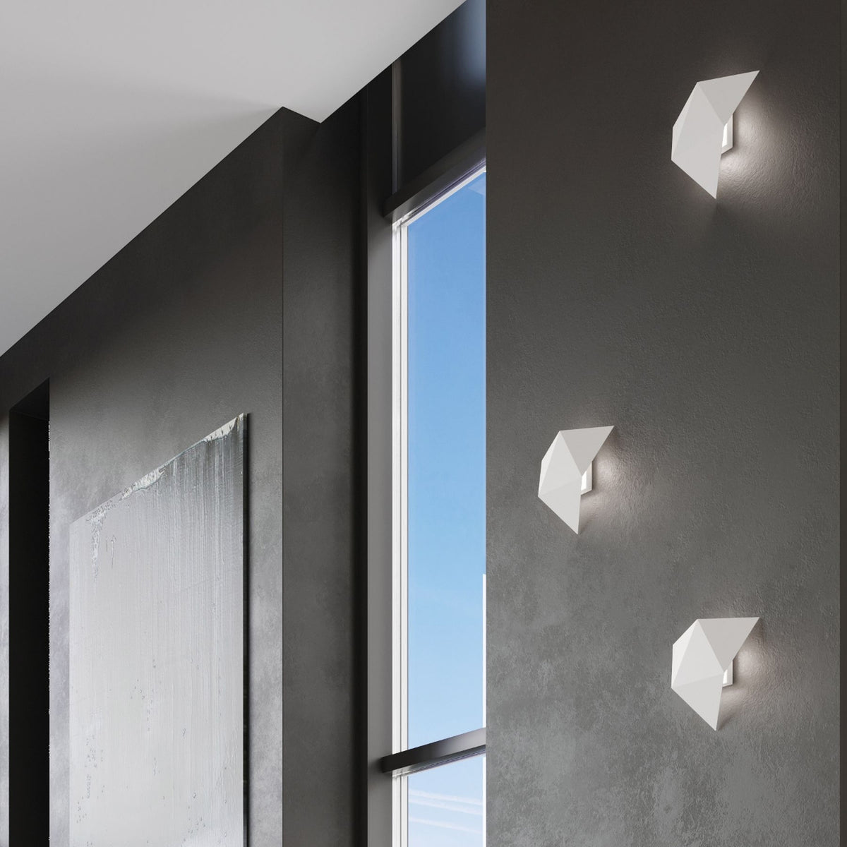 SOLIDO wandlamp in wit