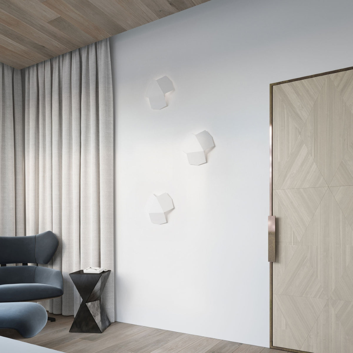 TRE wandlamp in wit