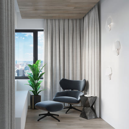 TRE wandlamp in wit