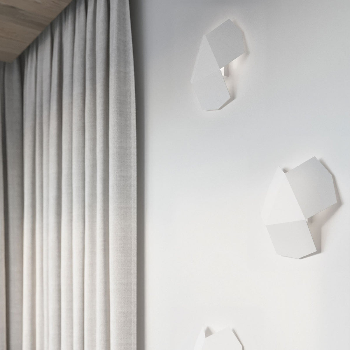 TRE wandlamp in wit