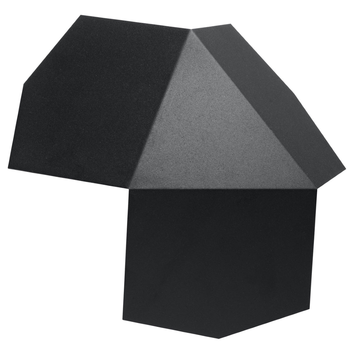 TRE wandlamp in zwart