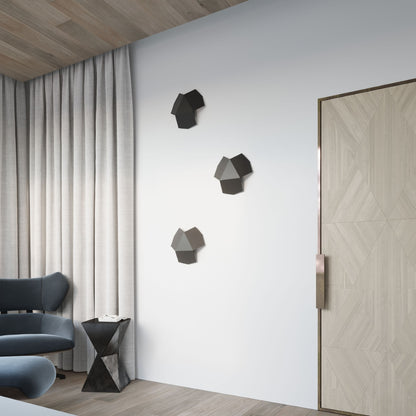 TRE wandlamp in zwart