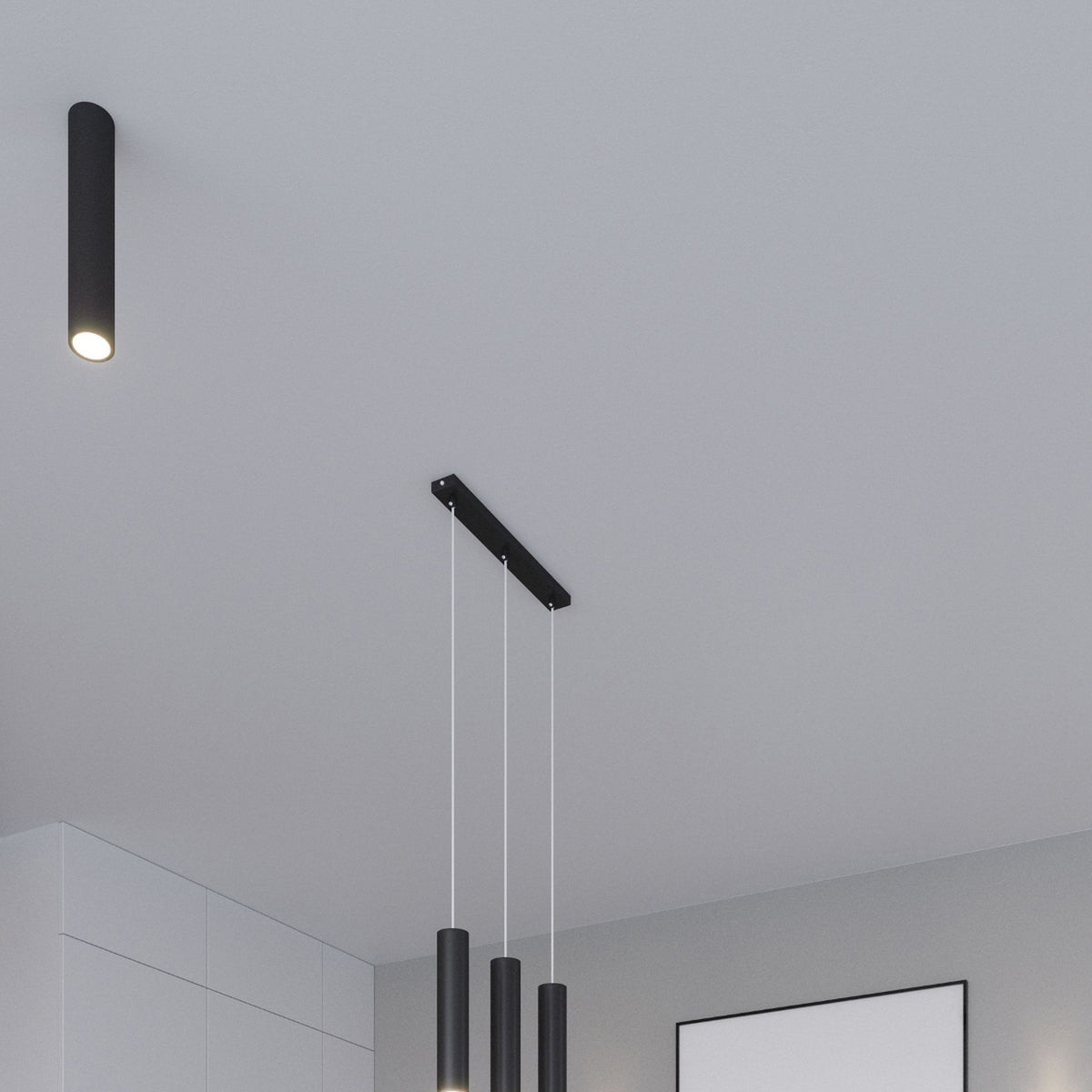 LAGOS 30 plafondlamp zwart