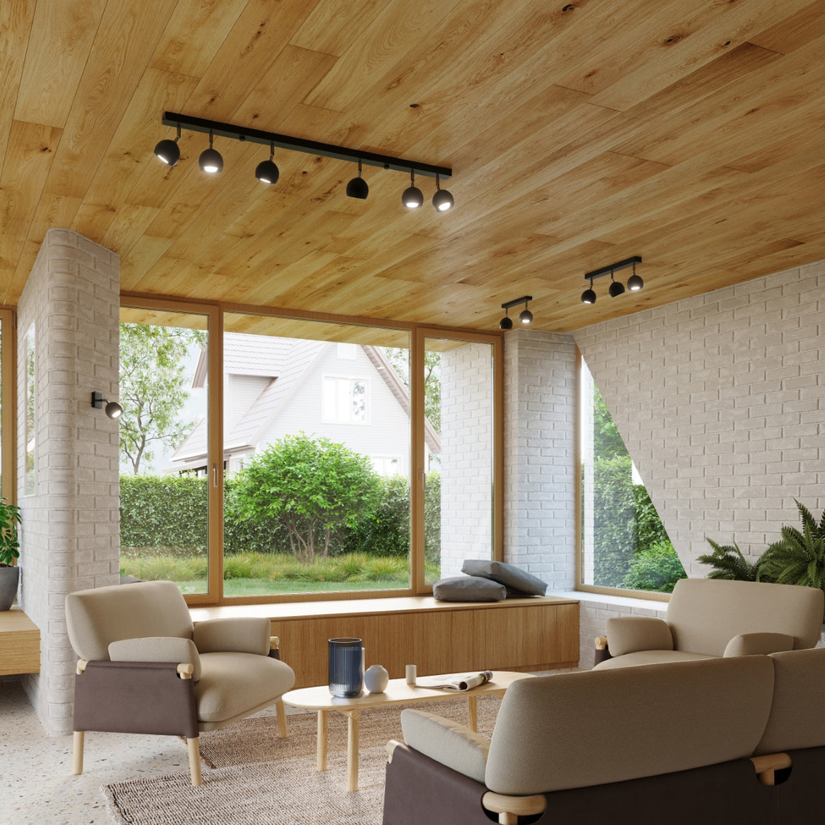 OCULARE wandlamp in zwart