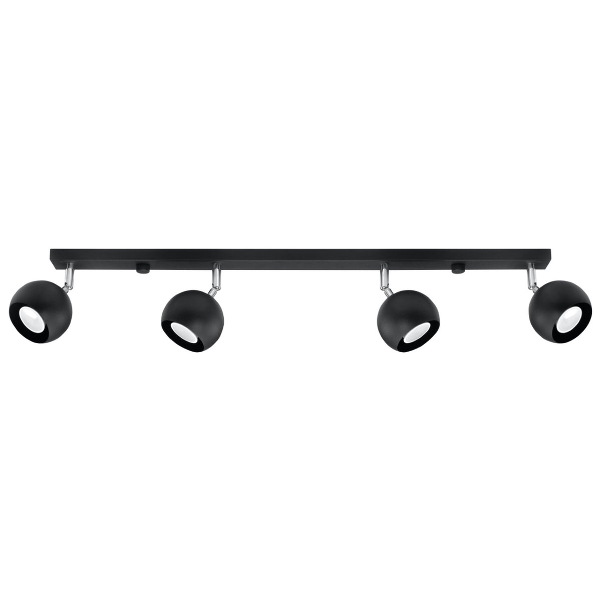 OCULARE 4L plafondlamp zwart