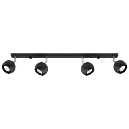 OCULARE 4L plafondlamp zwart