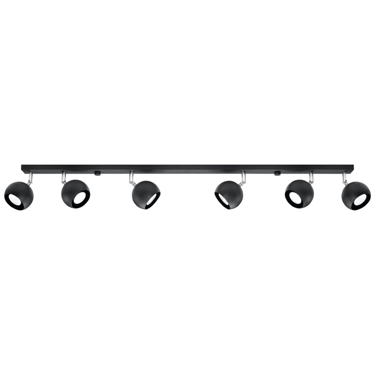 OCULARE 6L plafondlamp zwart