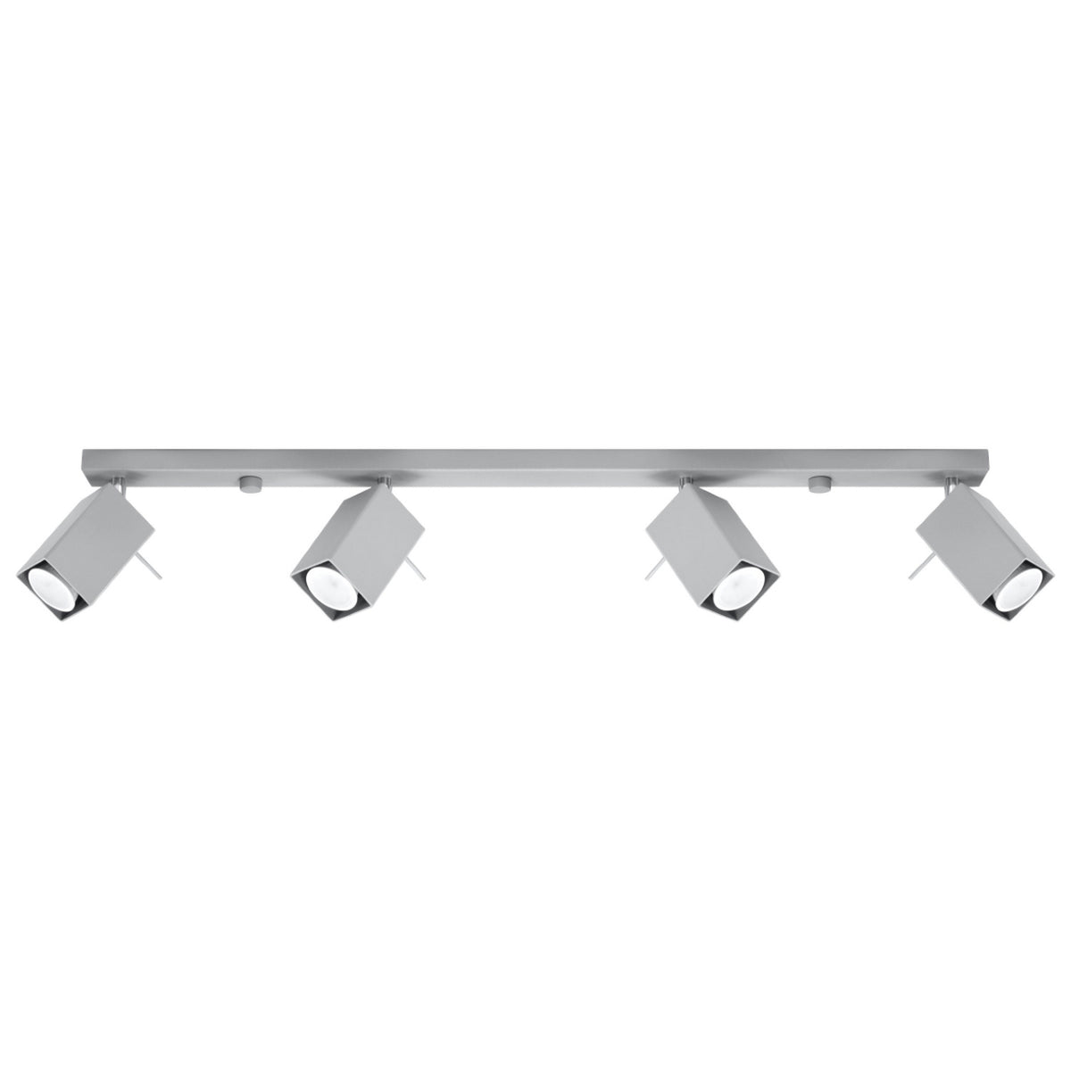 MERIDA 4L plafondlamp grijs