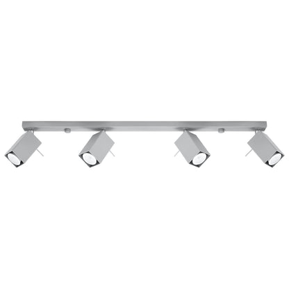 MERIDA 4L plafondlamp grijs