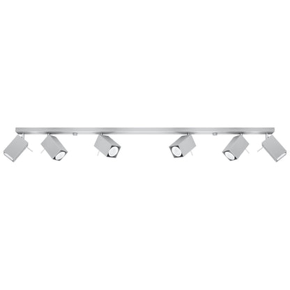 MERIDA 6L plafondlamp grijs