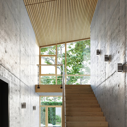 BLOCCO wandlamp grijs