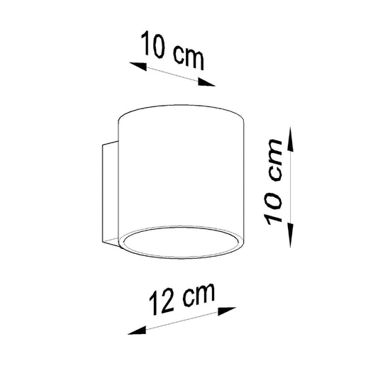 ORBIS wandlamp in beton