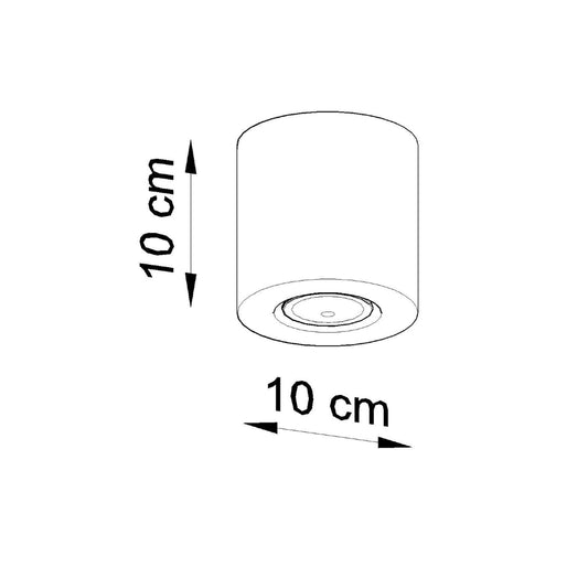 ORBIS plafondlamp beton