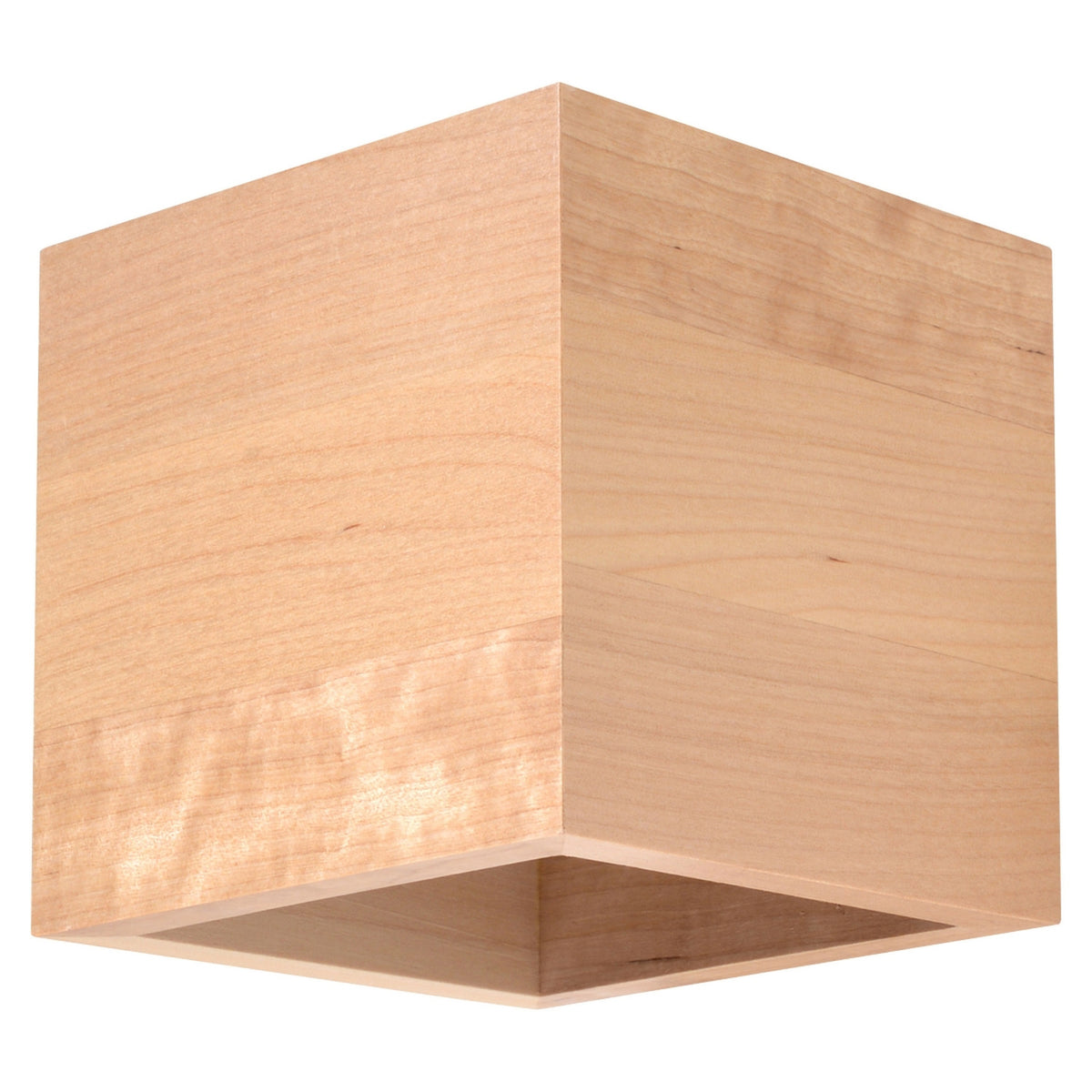 QUAD wandlamp in naturel hout