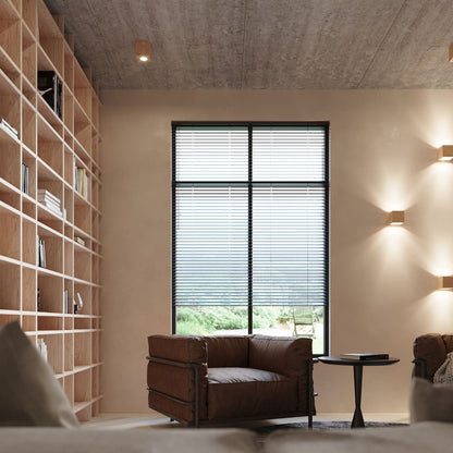 QUAD wandlamp in naturel hout