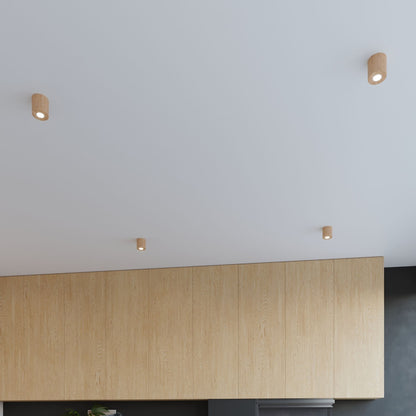 ORBIS plafondlamp natuurlijk hout