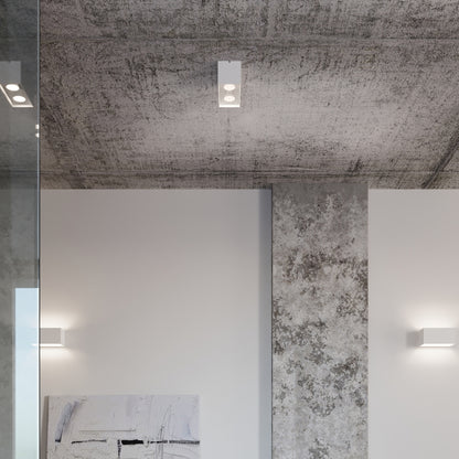 QUAD MAXI wandlamp in wit