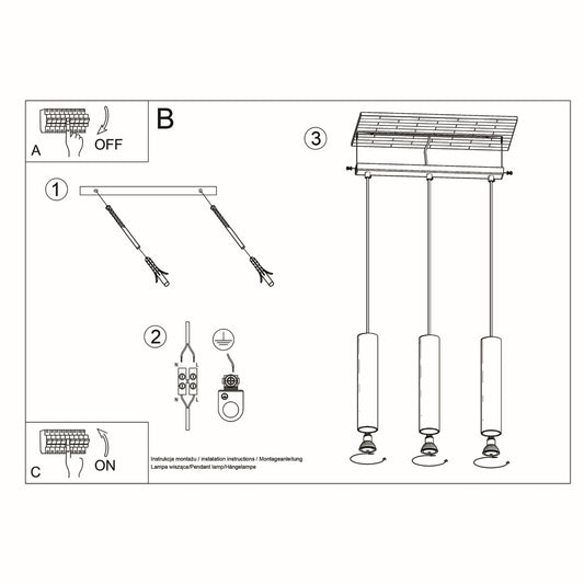 LINO 3 hanglamp
