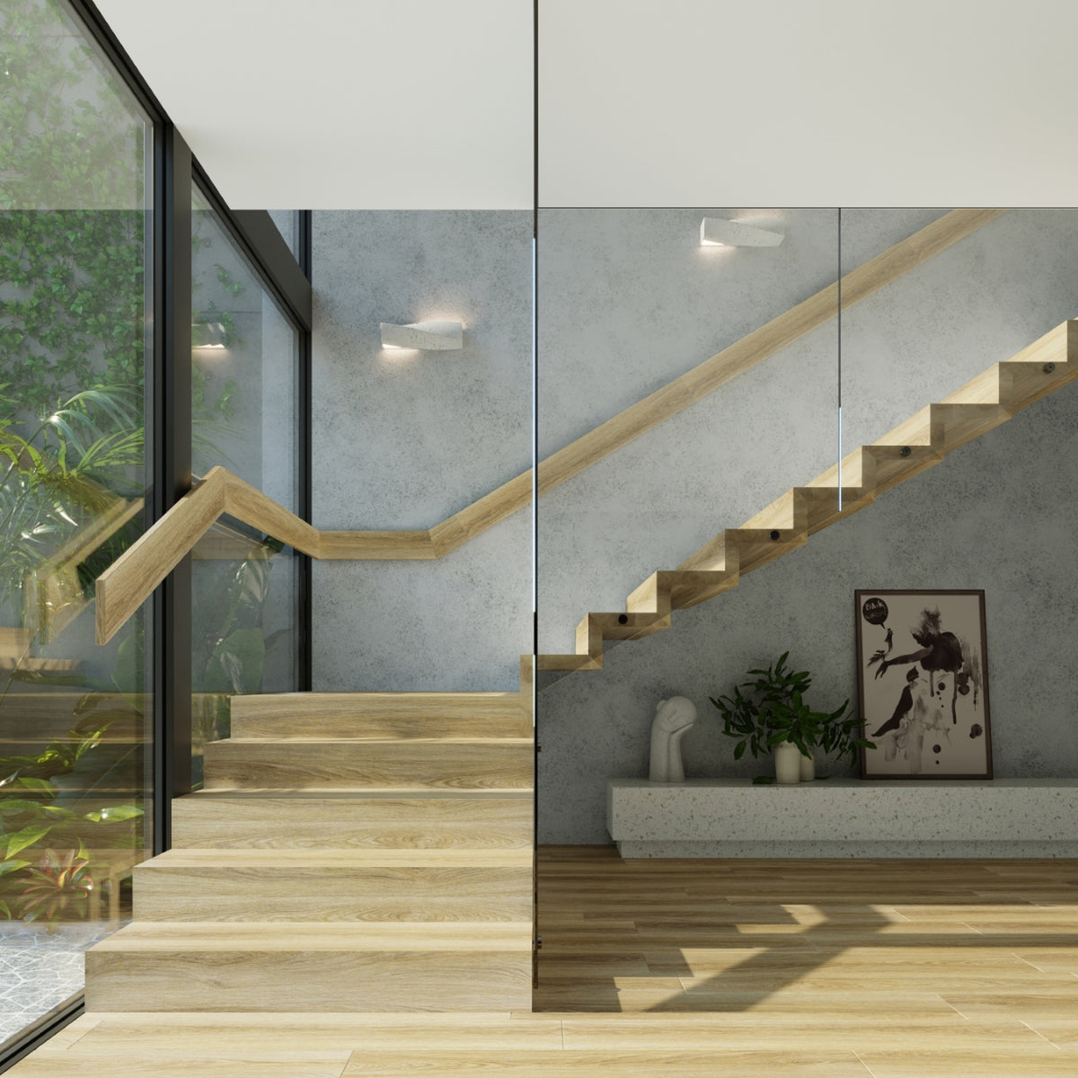 SIGMA wandlamp in beton