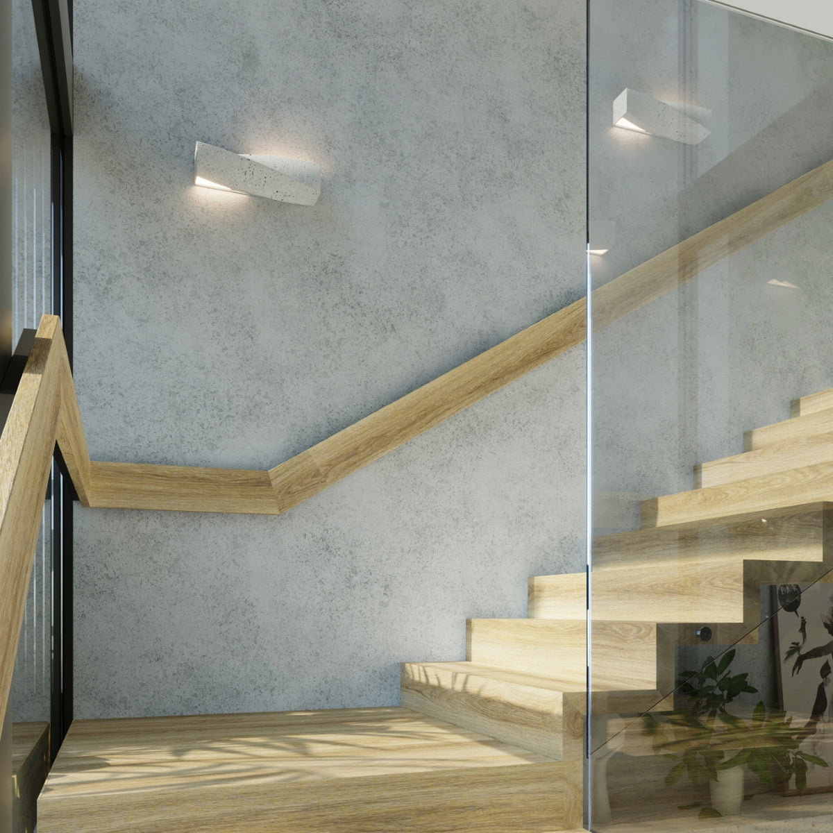 SIGMA wandlamp in beton
