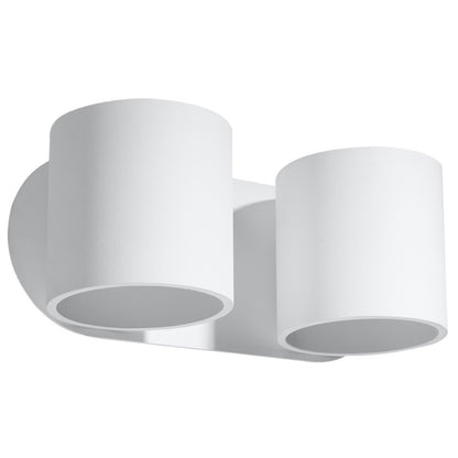 ORBIS 2 wandlamp in wit
