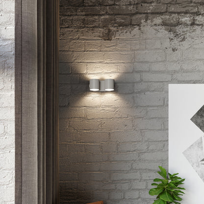 ORBIS 2 wandlamp in grijs