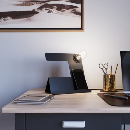 INCLINE bureaulamp zwart