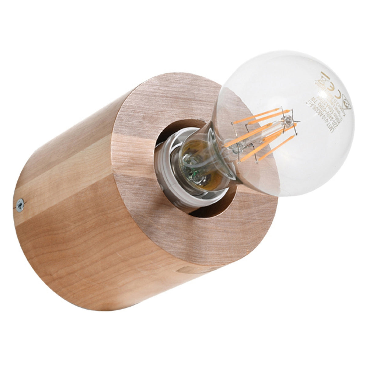 SALGADO wandlamp in naturel hout