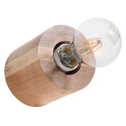 SALGADO wandlamp in naturel hout