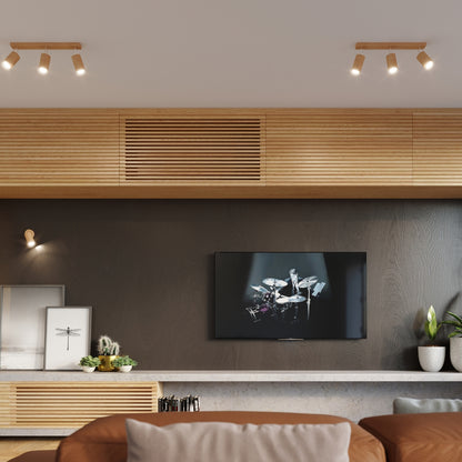 BERG wandlamp naturel hout