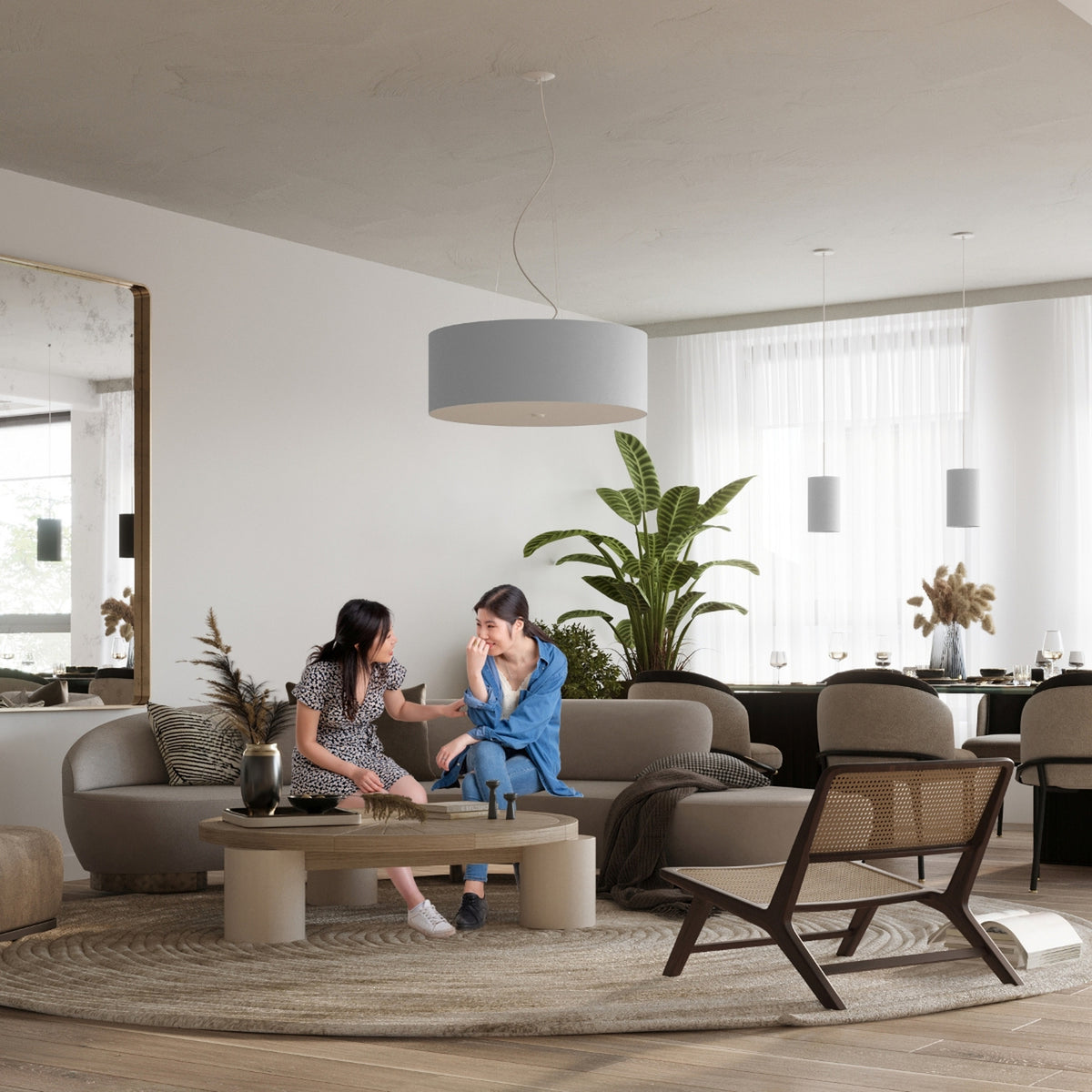 OTTO 50 plafondlamp wit