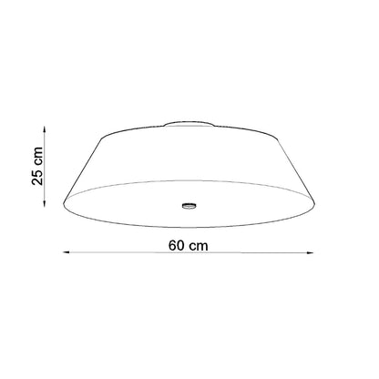 VEGA 60 plafondlamp