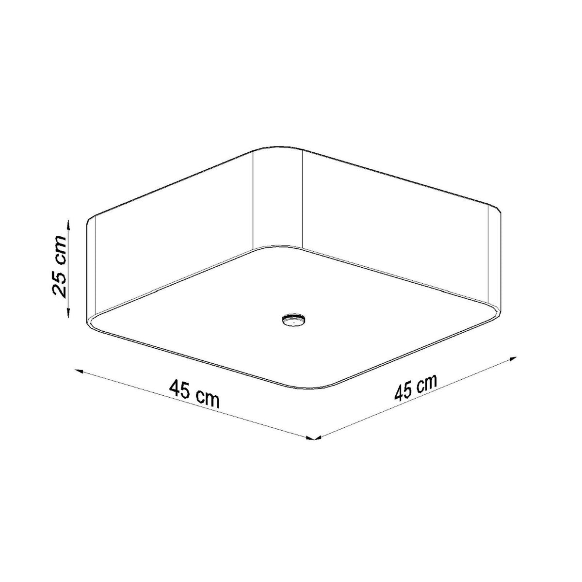 LOKKO 45 plafondlamp wit