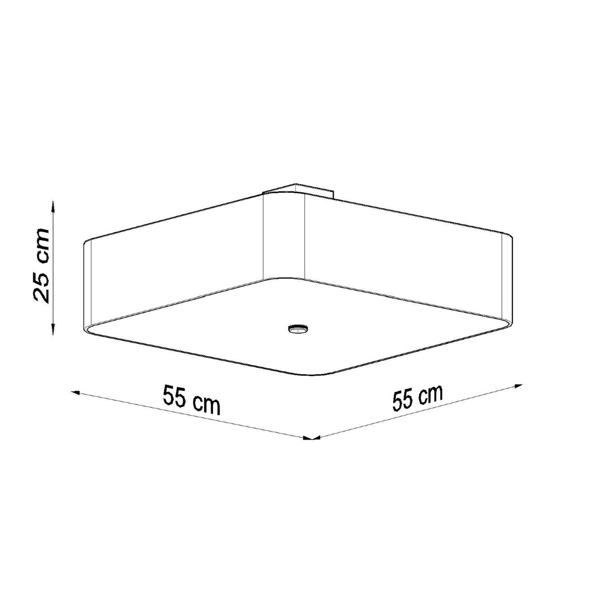 LOKKO 55 plafondlamp wit