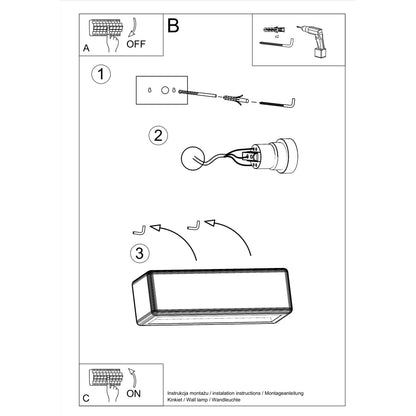 SUBANI wandlamp