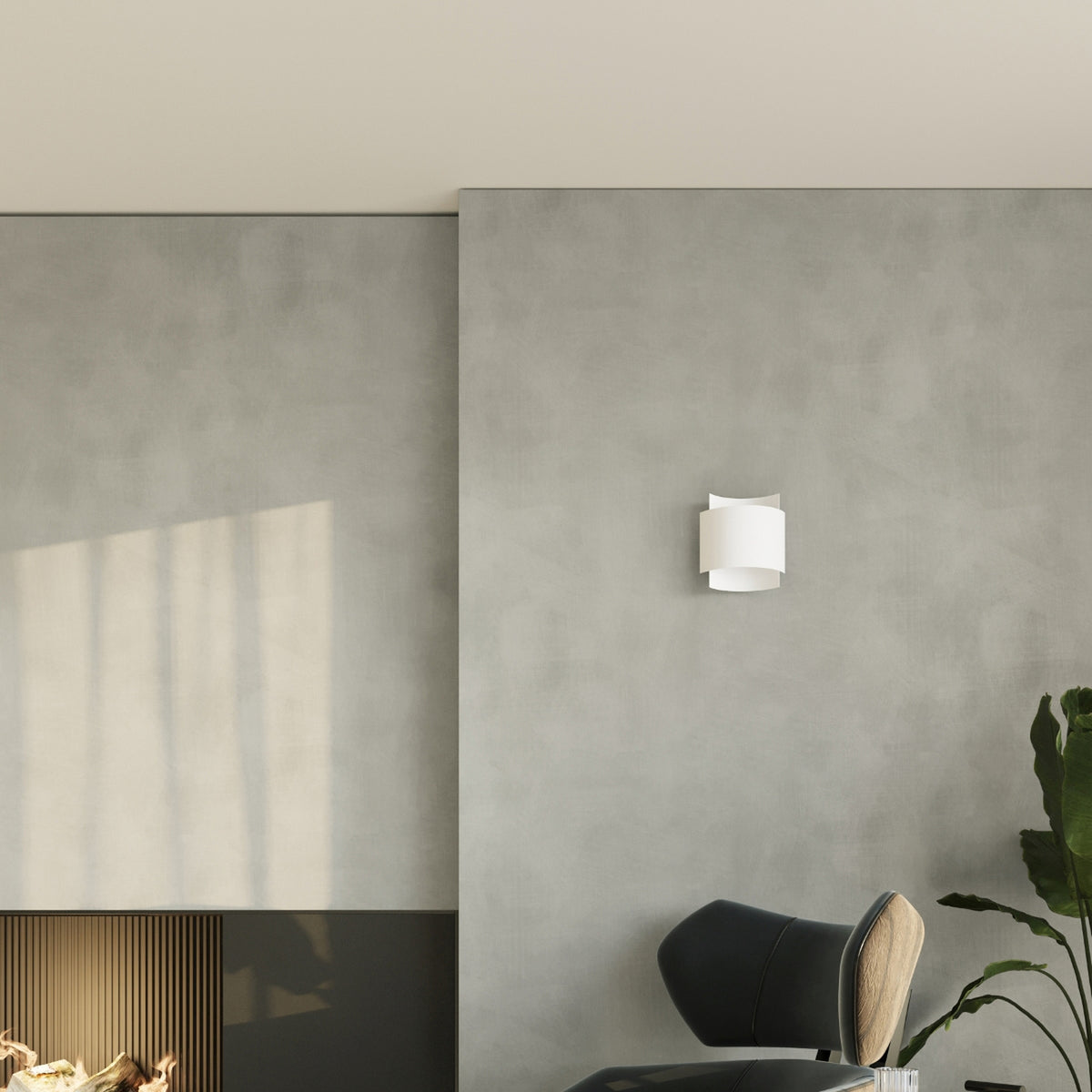 IMPACT wandlamp wit