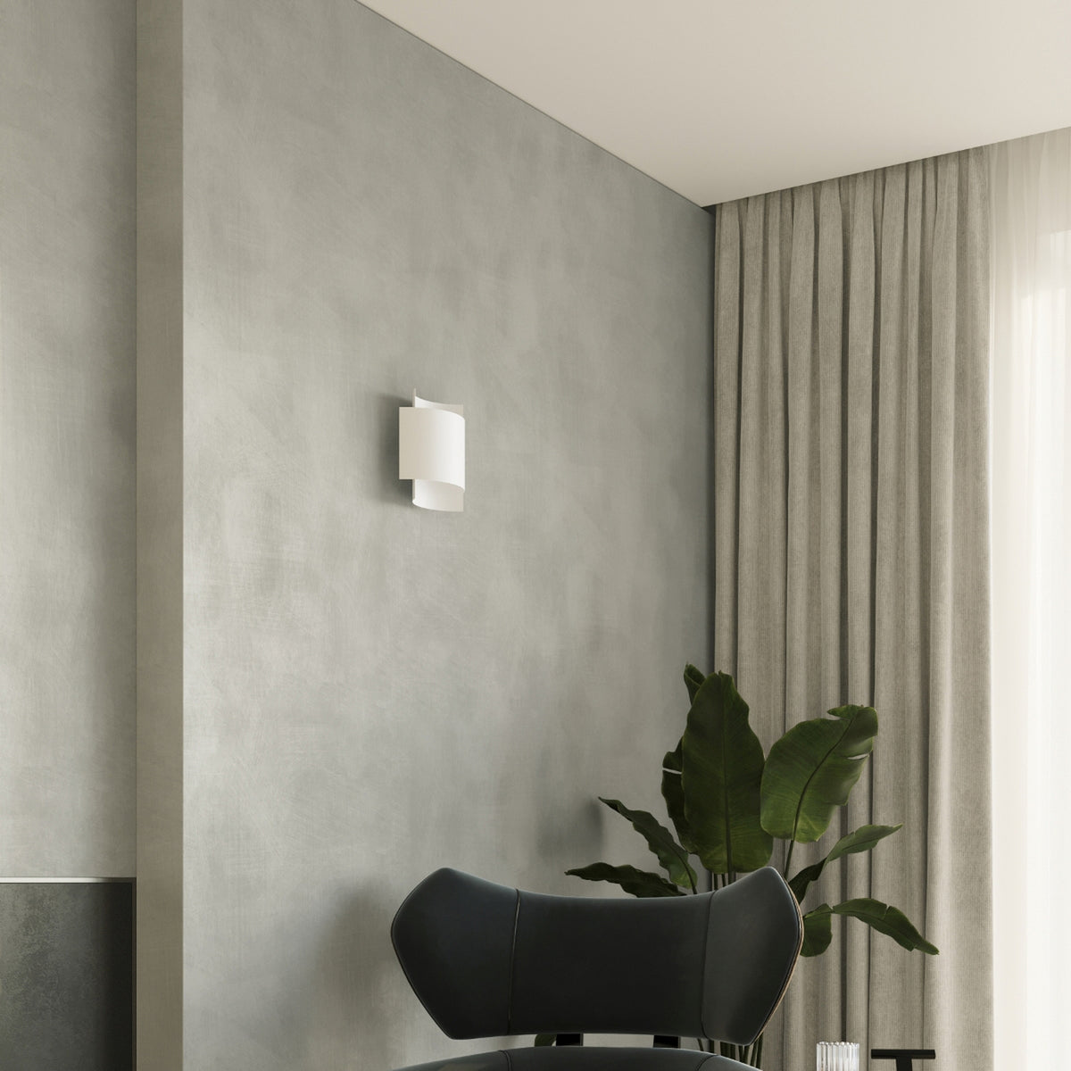 IMPACT wandlamp wit