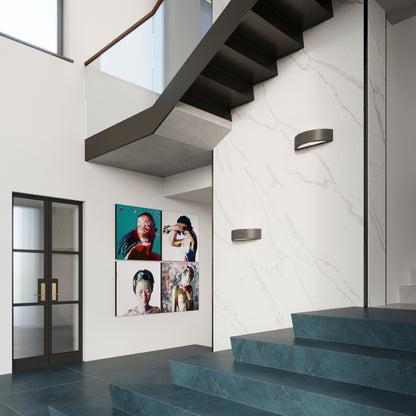 ATENA wandlamp in zwart