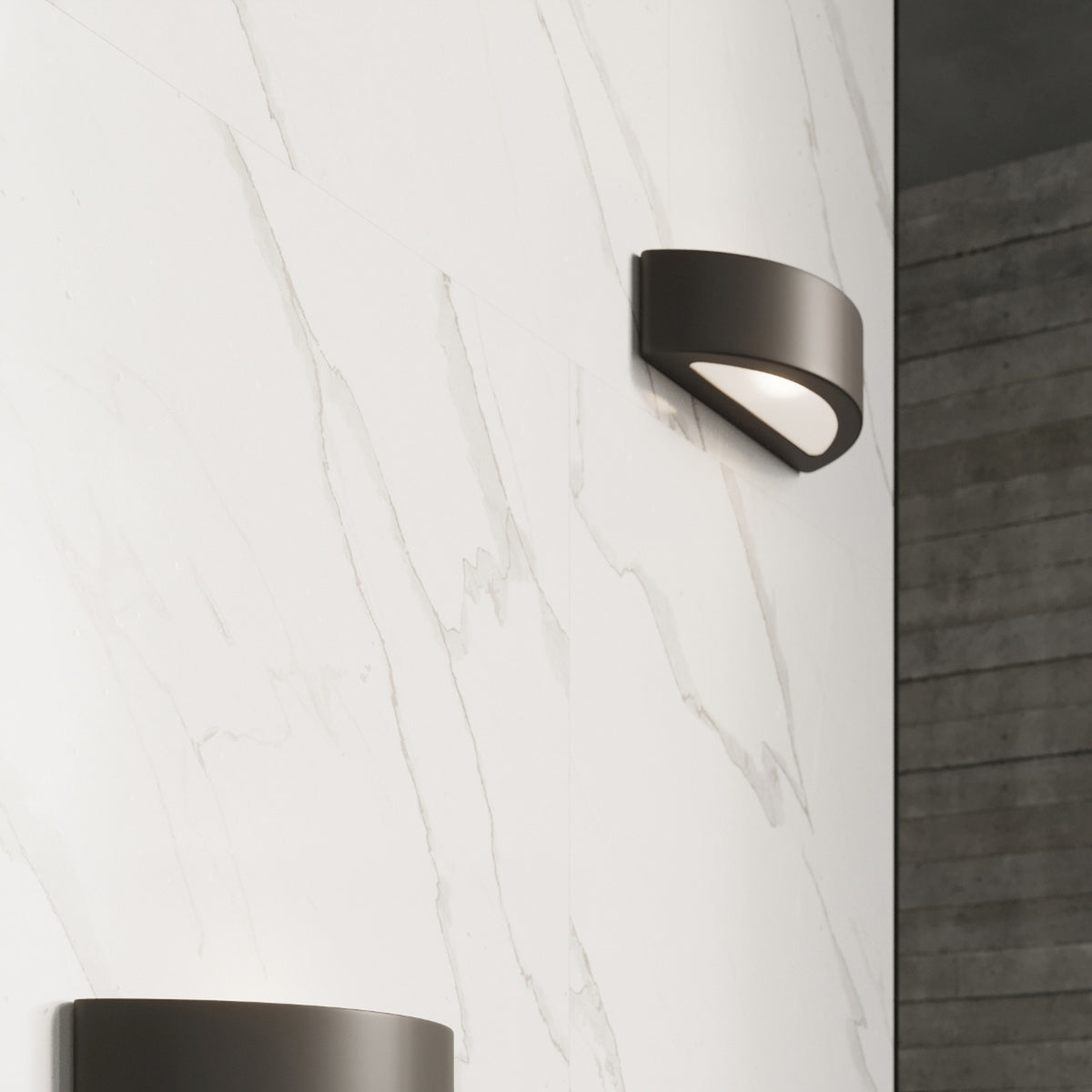 ATENA wandlamp in zwart