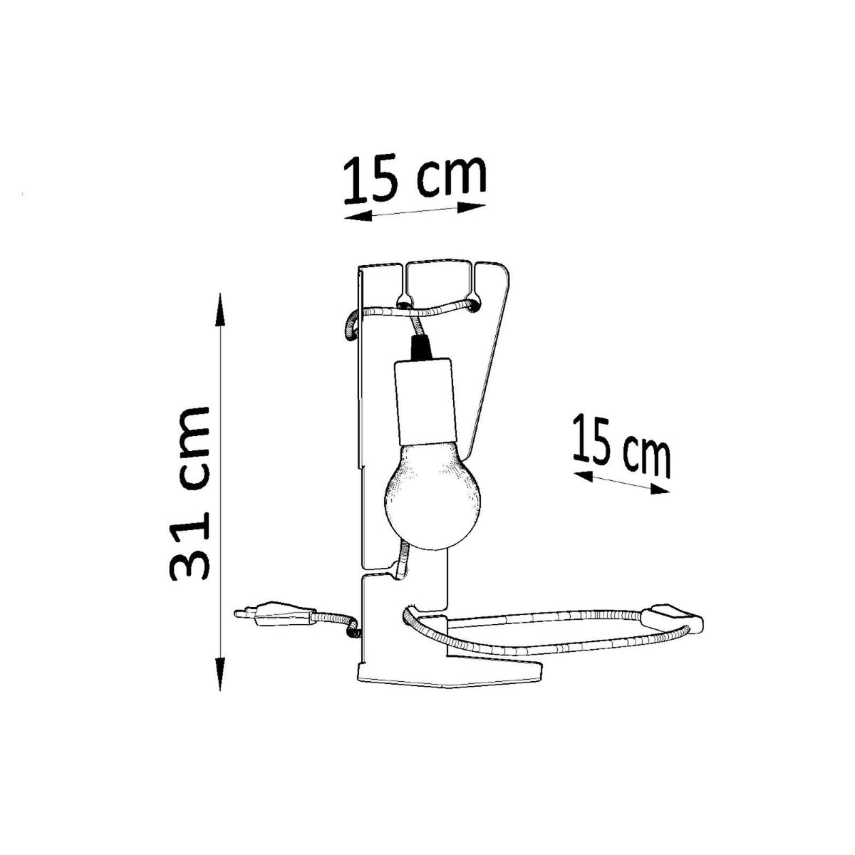 ARBY bureaulamp wit