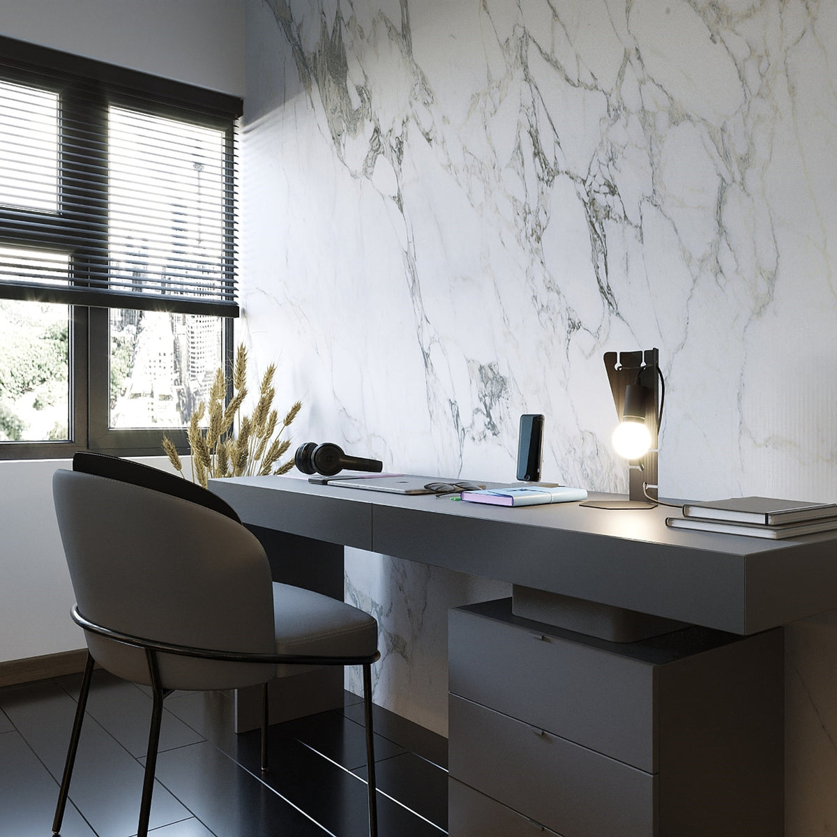 ARBY bureaulamp zwart