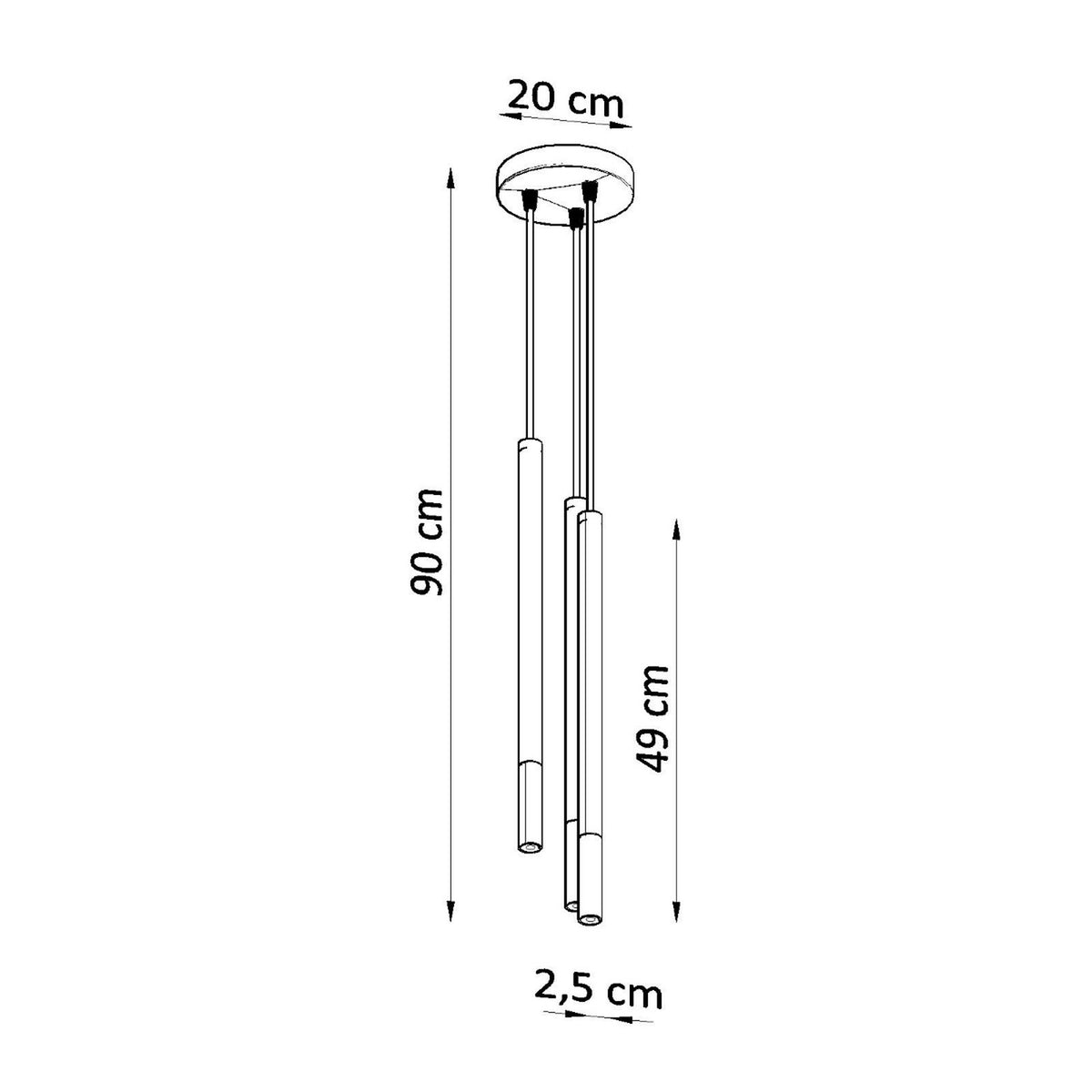 MOZAICA 3P hanglamp
