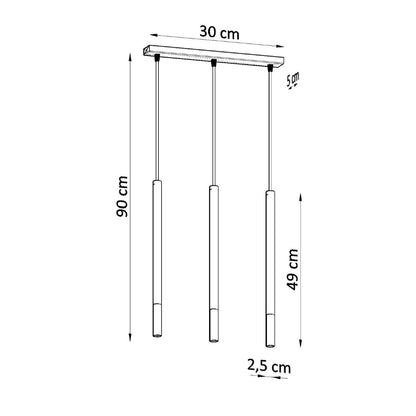 MOZAICA 3L hanglamp