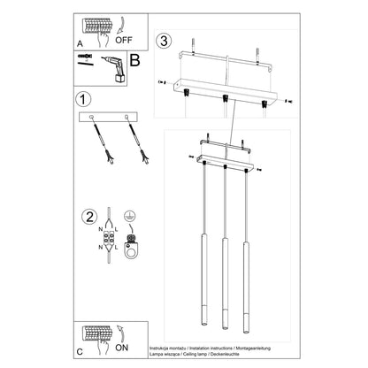 MOZAICA 3L hanglamp