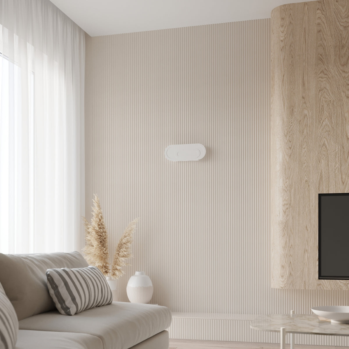 SACCON wandlamp in wit