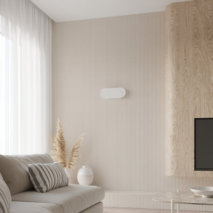 SACCON wandlamp in wit