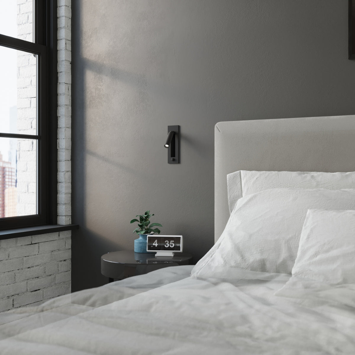 ENIF wandlamp zwart