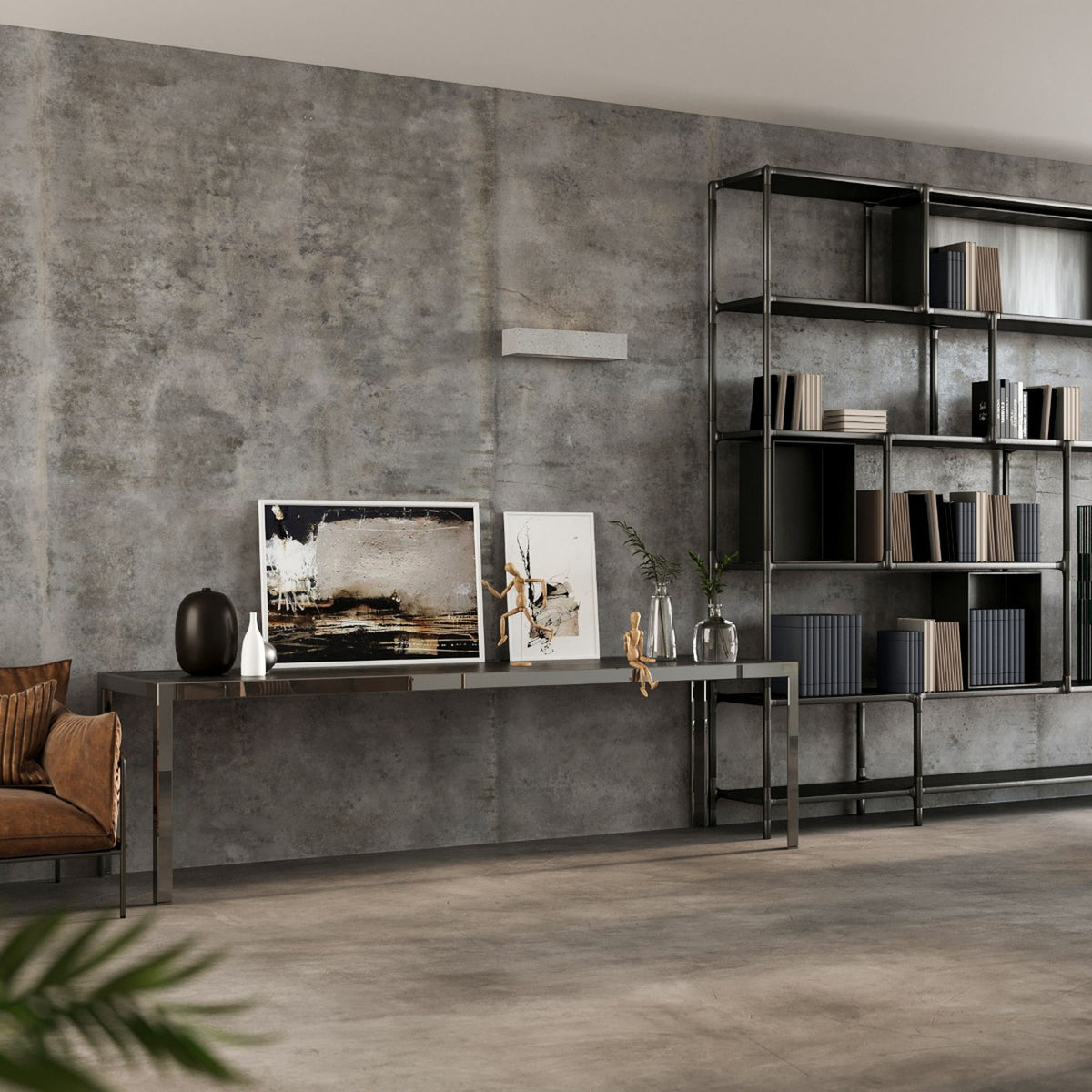 VEGA 30 wandlamp in beton