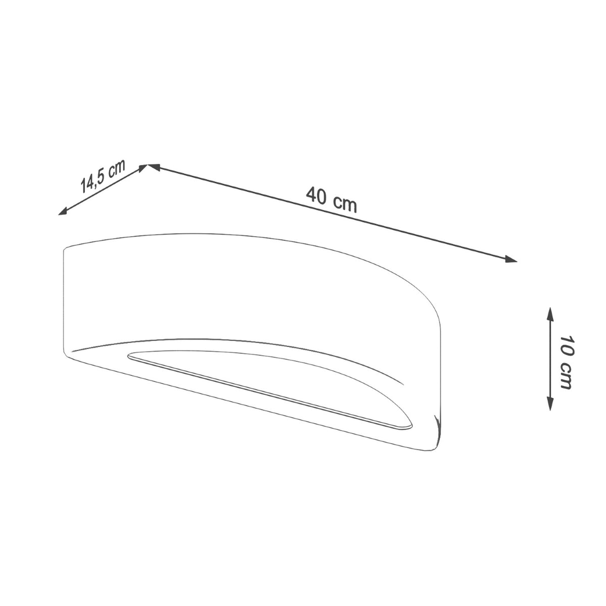 ATENA wandlamp beton