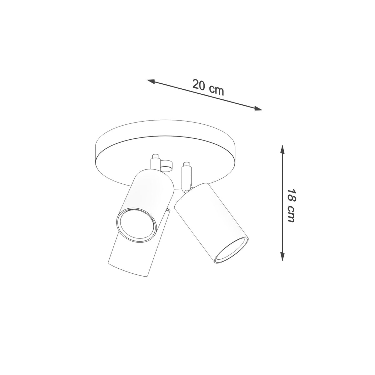 RING 3P plafondlamp